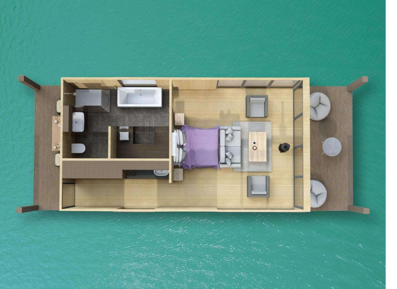 Lieblingsplatz Parey - Schwimmendes Seehotel Szoba fotó